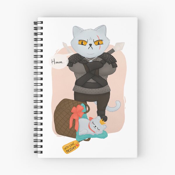 Item preview, Child Of Surprise Geralt Cat Edition designed and sold by LenasScribbles.