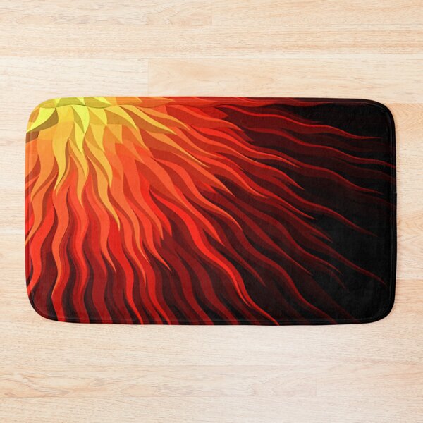 Item preview, Abstract yellow and Red Solar rays designed and sold by Tshirtstory.