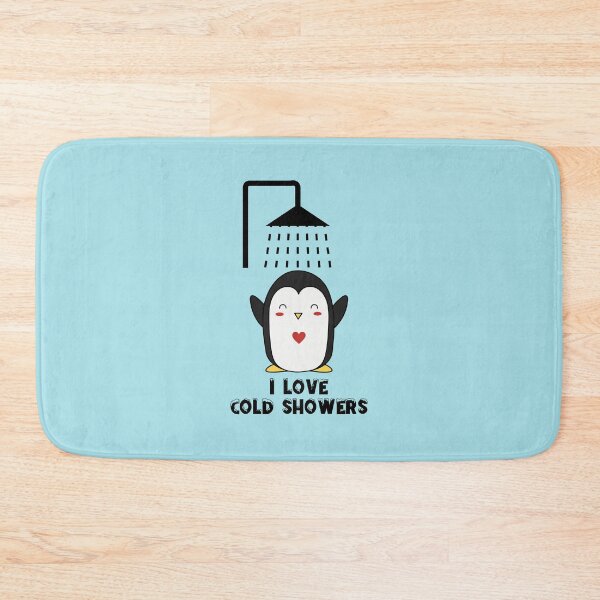 Item preview, I Love Cold Showers - Penguin designed and sold by SpeakLifeHQ.
