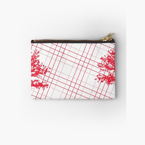 Item preview, Supermaya Red and White Plaid and Silhouette Trees Brand Graphics designed and sold by Supermaya Design.