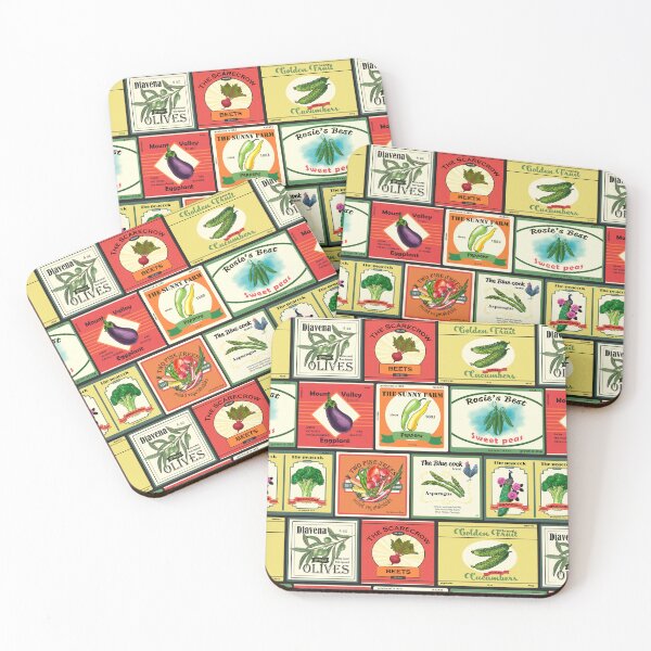 Item preview, Vintage canned goods-Vegetables labels designed and sold by Katerina Mitkova Kirilova.