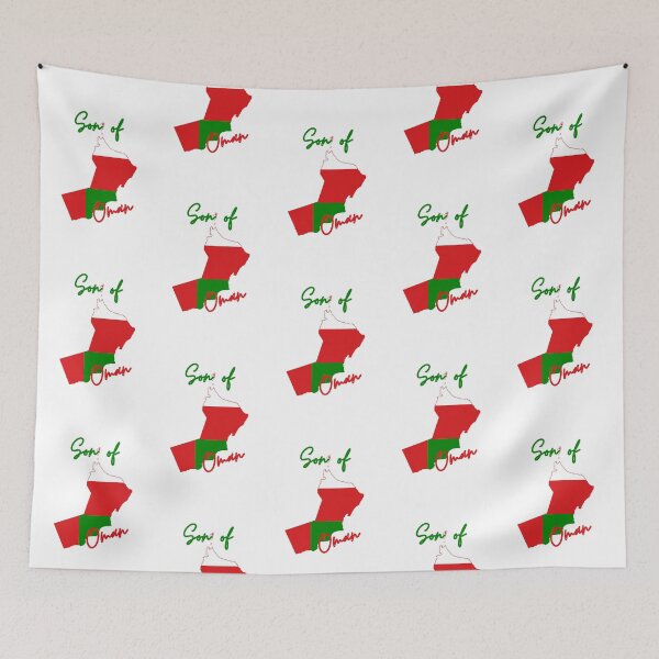 Item preview, Son of Oman Map Flag designed and sold by NovawayDirect.