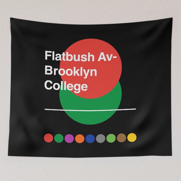 Item preview, Flatbush Avenue The Junction Brooklyn New York Subway designed and sold by ClickForMore.