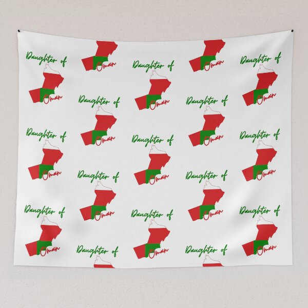 Item preview, Daughter of Oman Map Flag designed and sold by NovawayDirect.