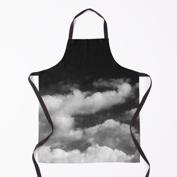 Item preview, White fluffy clouds on black sky background designed and sold by by-jwp.