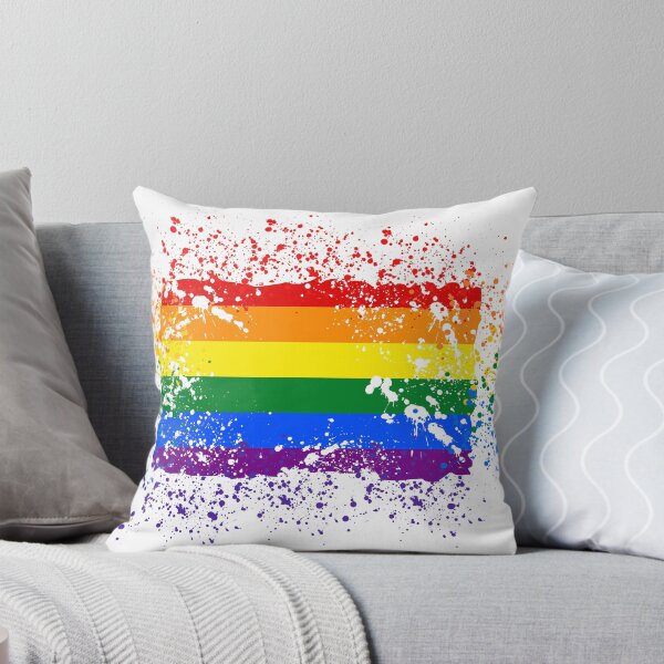 Item preview, LGBT Pride Flag Splash designed and sold by LuckyKermit.
