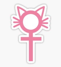 pussy pwr Sticker