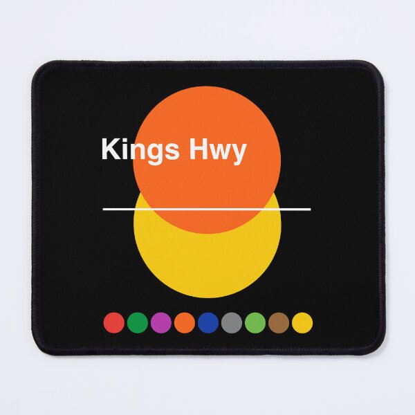 Item preview, Kings Highway Midwood / Sheepshead Bay Brooklyn New York Subway designed and sold by ClickForMore.
