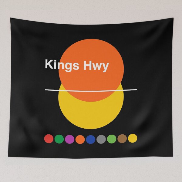 Item preview, Kings Highway Midwood / Sheepshead Bay Brooklyn New York Subway designed and sold by ClickForMore.