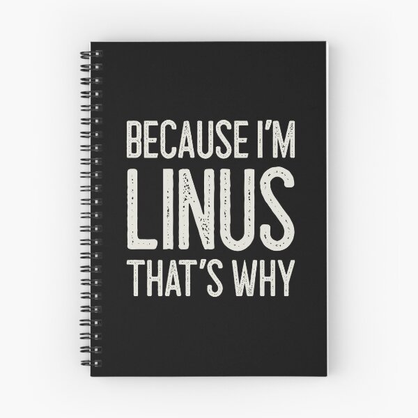 Item preview, Because I’m Linus That’s Why Funny Personalized Name designed and sold by MariosNydras.