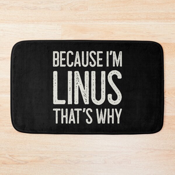 Item preview, Because I’m Linus That’s Why Funny Personalized Name designed and sold by MariosNydras.