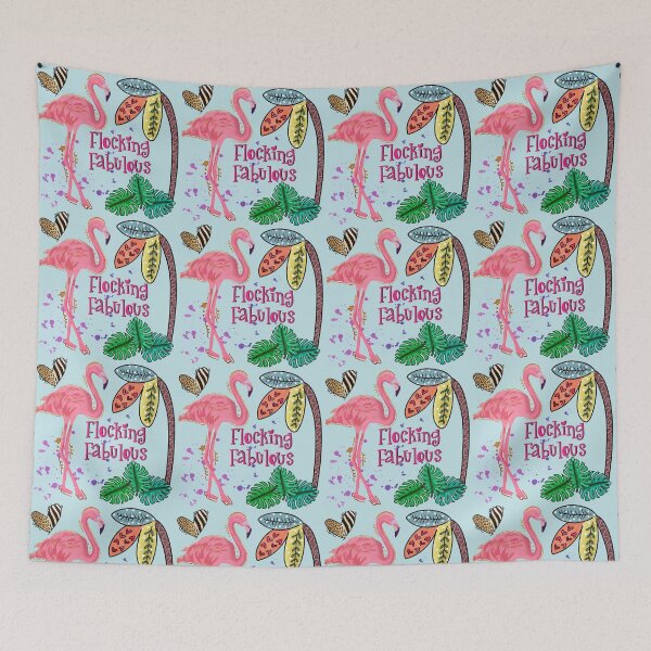 Item preview, Pink Flamingo Beach designed and sold by dalypdesign.