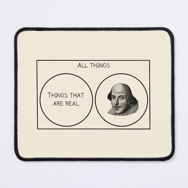 Item preview, Bards aren’t real Venn diagram designed and sold by Bardly-Legal.