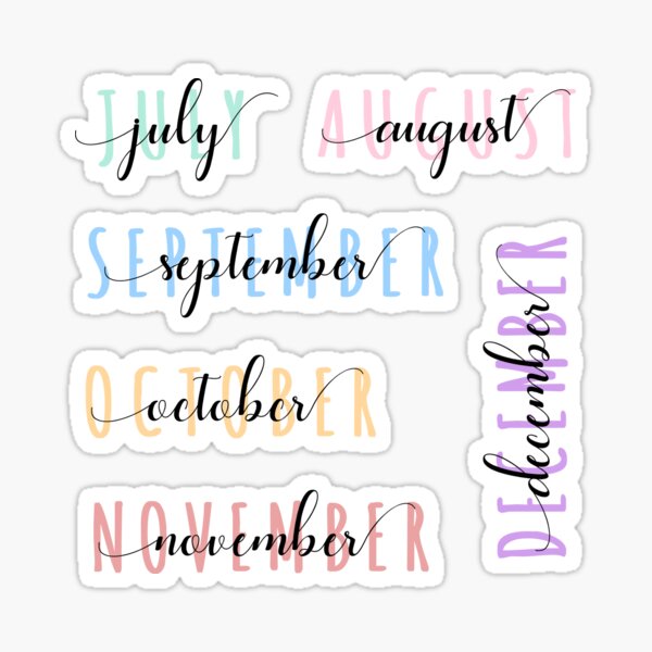 OCTOBER Bujo Monthly Stickers
