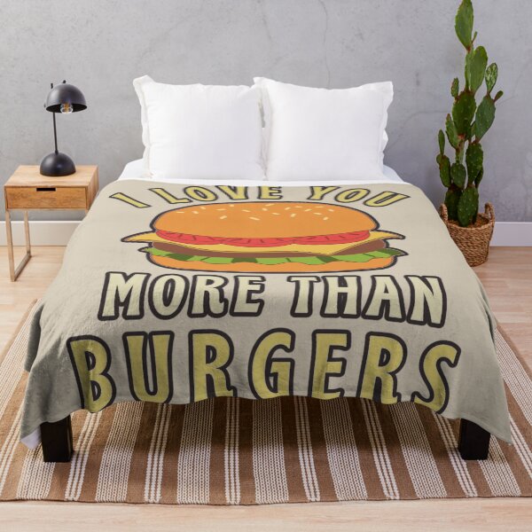 Item preview, I Love You More Than Burgers, Cute Design Perfect For Valentine's Day, Birthday Or Just To Say I Love You designed and sold by TrulyEpoque.