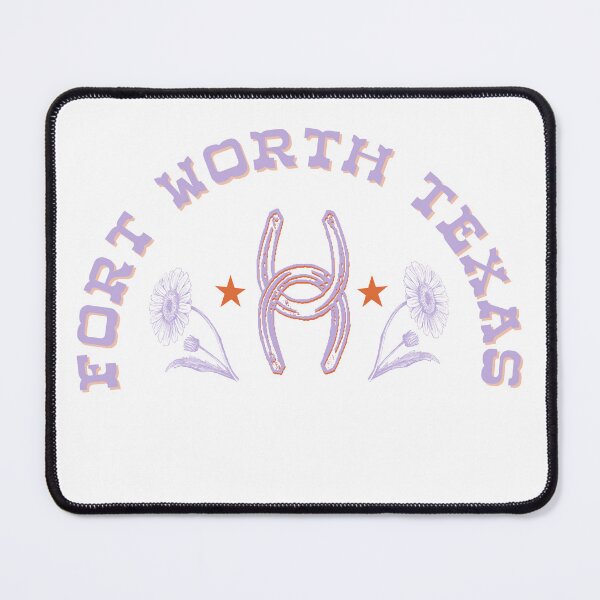 Item preview, Purple Fort Worth texas Horseshoe Star Wild Flowers designed and sold by AshTreeCrtvCo.