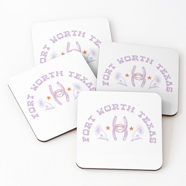 Item preview, Purple Fort Worth texas Horseshoe Star Wild Flowers designed and sold by AshTreeCrtvCo.