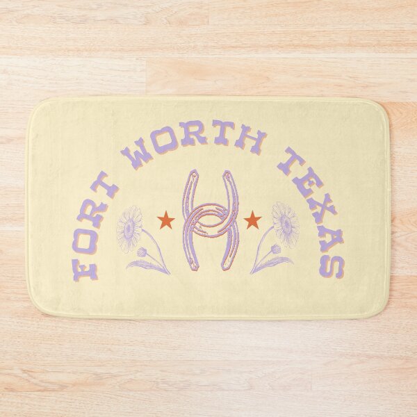 Item preview, Purple Fort Worth texas Horseshoe Star Wild Flowers designed and sold by AshTreeCrtvCo.