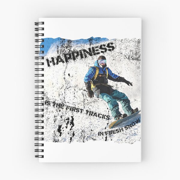 Item preview, Happiness Is The First Tracks In Fresh Snow designed and sold by LuckyKermit.