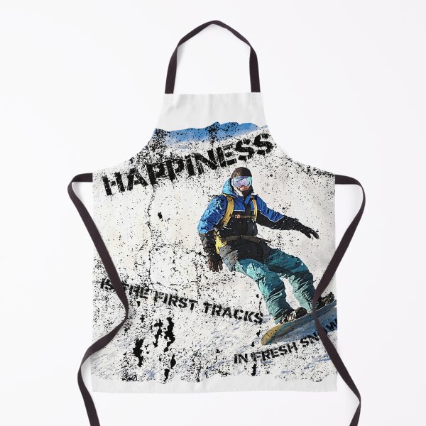 Item preview, Happiness Is The First Tracks In Fresh Snow designed and sold by LuckyKermit.