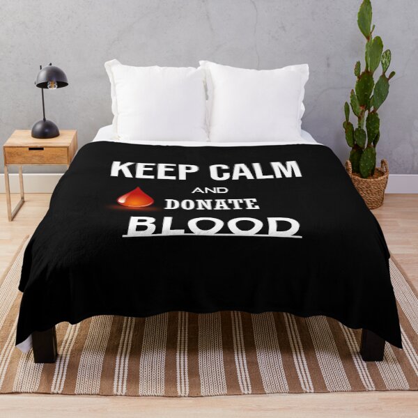Item preview, Keep Calm And Donate Blood designed and sold by OnlyForYouNow ..