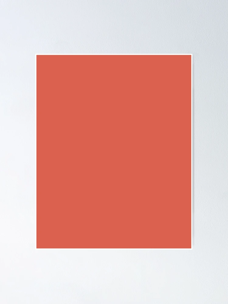 Thumbnail 1 von 3, Poster, Jelly Bean Red Plain color designt und verkauft von SolidColor.