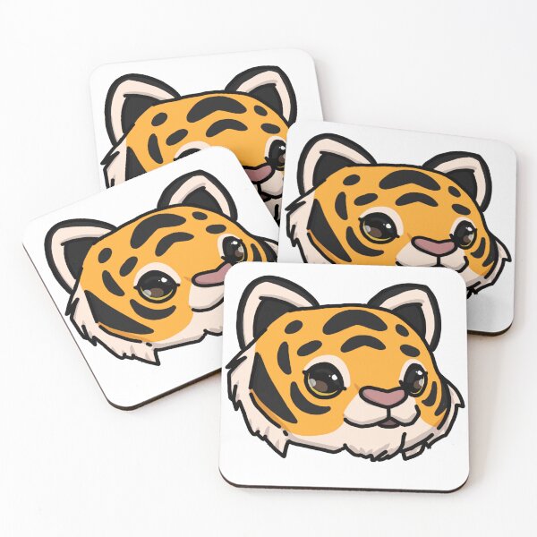 Item preview, red tiger designed and sold by BubblePaw.