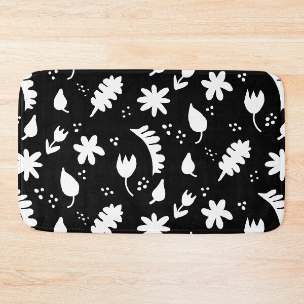 Item preview, Bold Black and White floral designed and sold by DemonicGloom.