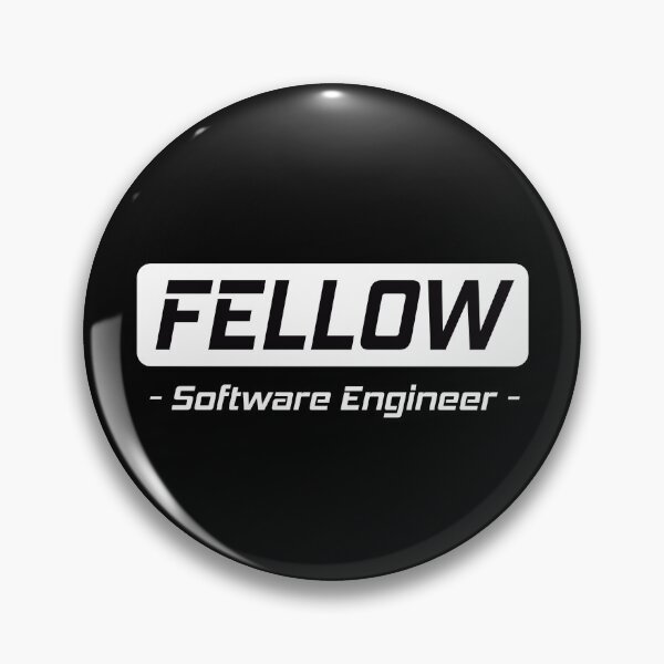 Item preview, Fellow Software Engineer (Black) designed and sold by topgift.