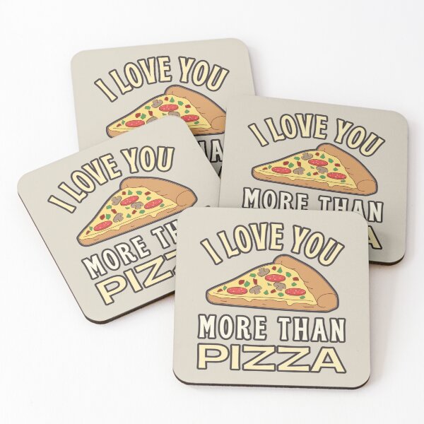 Item preview, I Love You More Than Pizza, Cute Design Perfect For Valentine's Day, Birthday Or Just To Say I Love You designed and sold by TrulyEpoque.