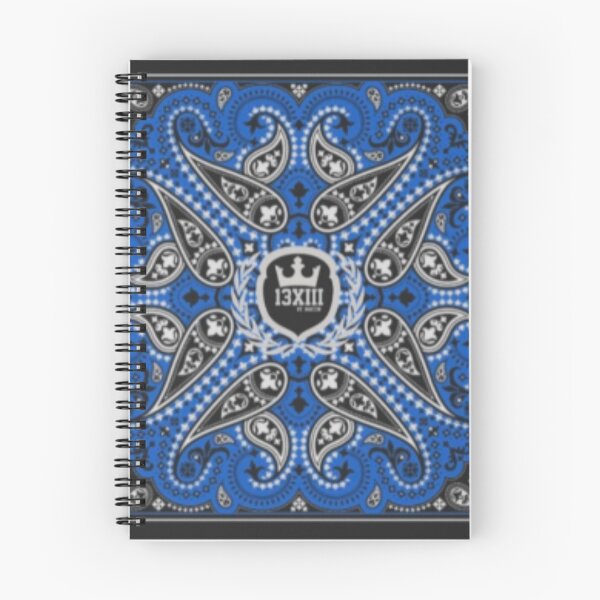 Item preview, Blue Bandana Paisley Print designed and sold by 13th1rt3en.