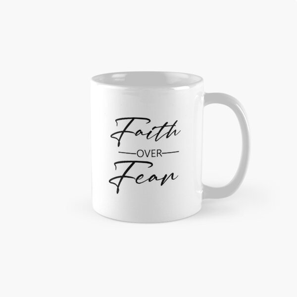 Item preview, faith over fear printed design designed and sold by Xippy Art.