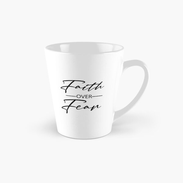 Item preview, faith over fear printed design designed and sold by Xippy Art.
