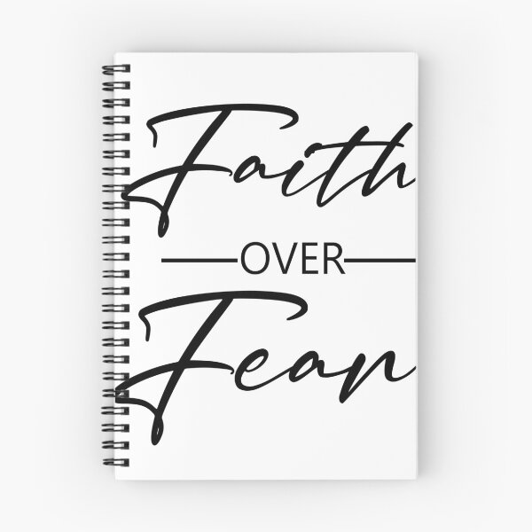 Item preview, faith over fear printed design designed and sold by Xippy Art.