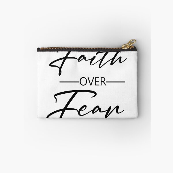 Item preview, faith over fear printed design designed and sold by Xippy Art.