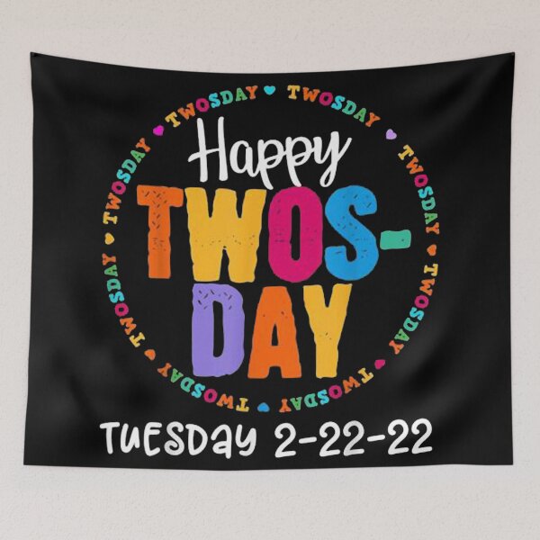 Item preview, Happy twos day 2 22 22 designed and sold by THESLIMUT.