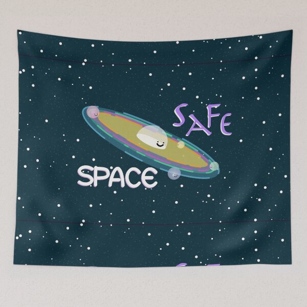 Item preview, This is a Safe Space in dark mode designed and sold by byMariZen.