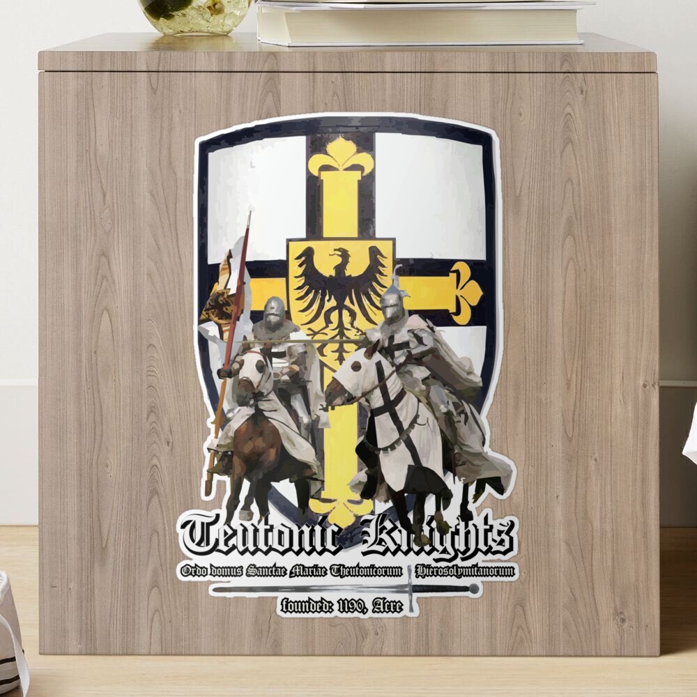 Sticker for Sale mit Deutscher Ritter - Heiliger Kreuzritter von comancha