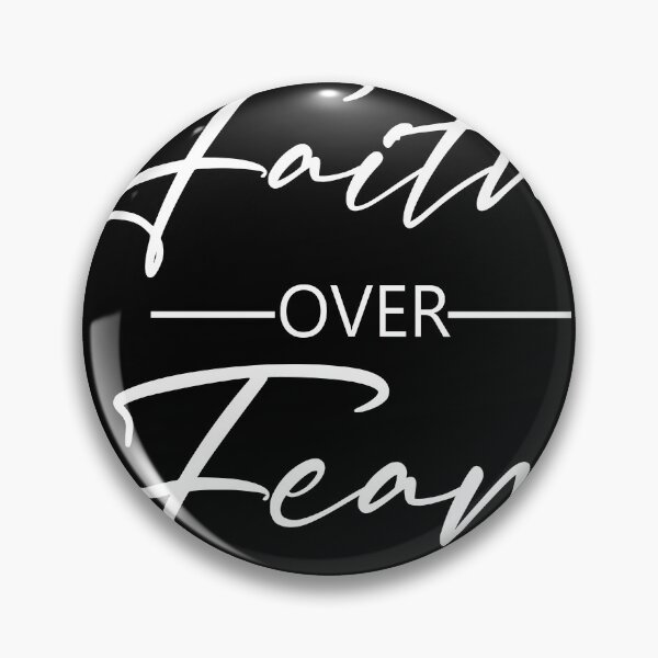 Item preview, faith over fear printed tee designed and sold by Xippy Art.