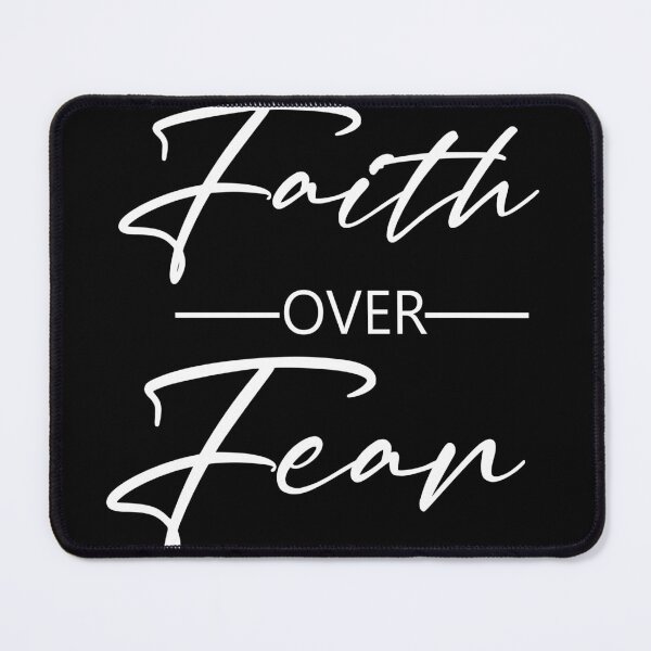 Item preview, faith over fear printed tee designed and sold by Xippy Art.