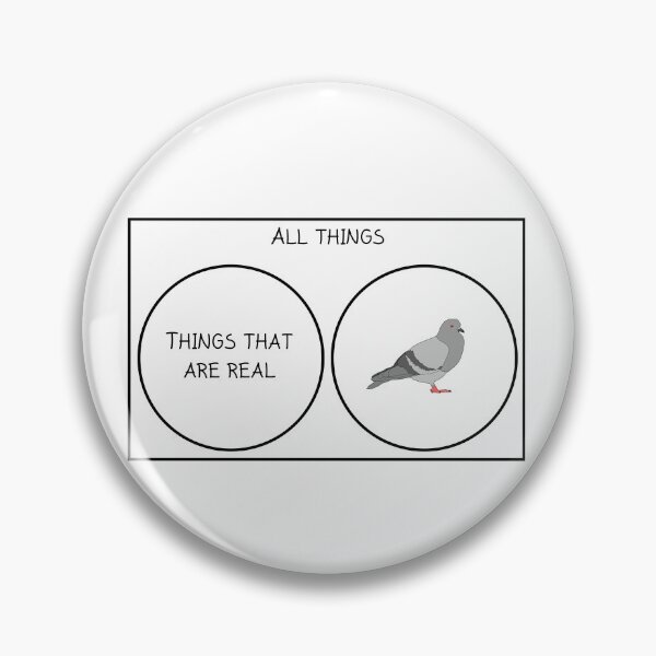 Item preview, Birds are not real Venn diagram designed and sold by eldram.
