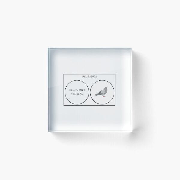 Item preview, Birds are not real Venn diagram designed and sold by eldram.