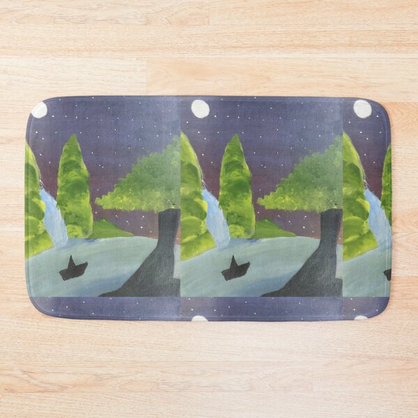 Item preview, boat ride in a pleasant river on a wonderful night designed and sold by pleasant-22.