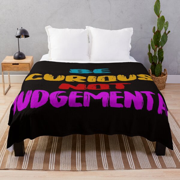 Item preview, Be Curious Not Judgemental designed and sold by roleshop.