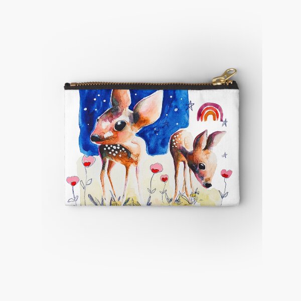Item preview, My Friend - Two deer in a flowery meadow designed and sold by SusanneRoseArt.