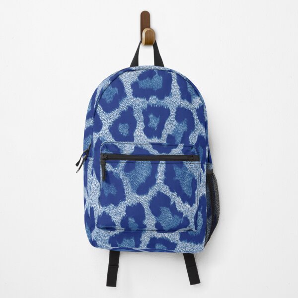 Item preview, Blue Leopard Print Pattern designed and sold by Smart-Arts.