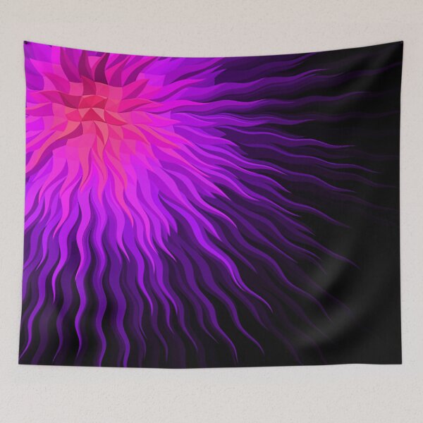 Item preview, Abstract Pink and purple Solar rays designed and sold by Tshirtstory.
