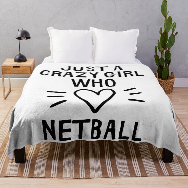 Item preview, Just a crazy girl who loves netball designed and sold by TheGreenGoat.