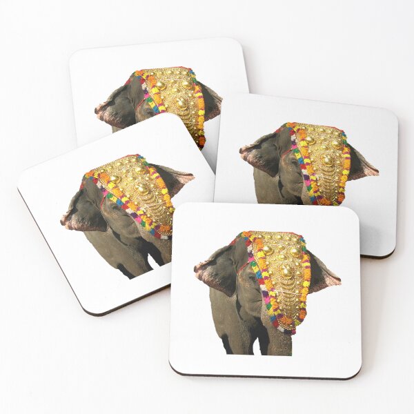 Item preview, Caparisoned Elephant/Colors of India/Kerala designed and sold by VeenaNair23.