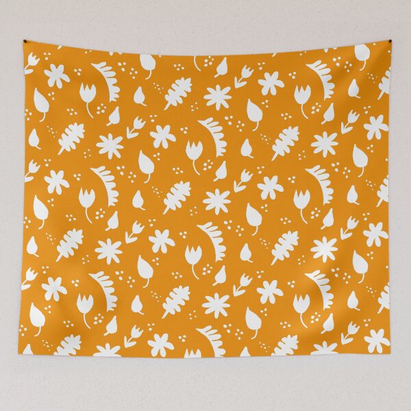 Item preview, Orange and White floral designed and sold by DemonicGloom.